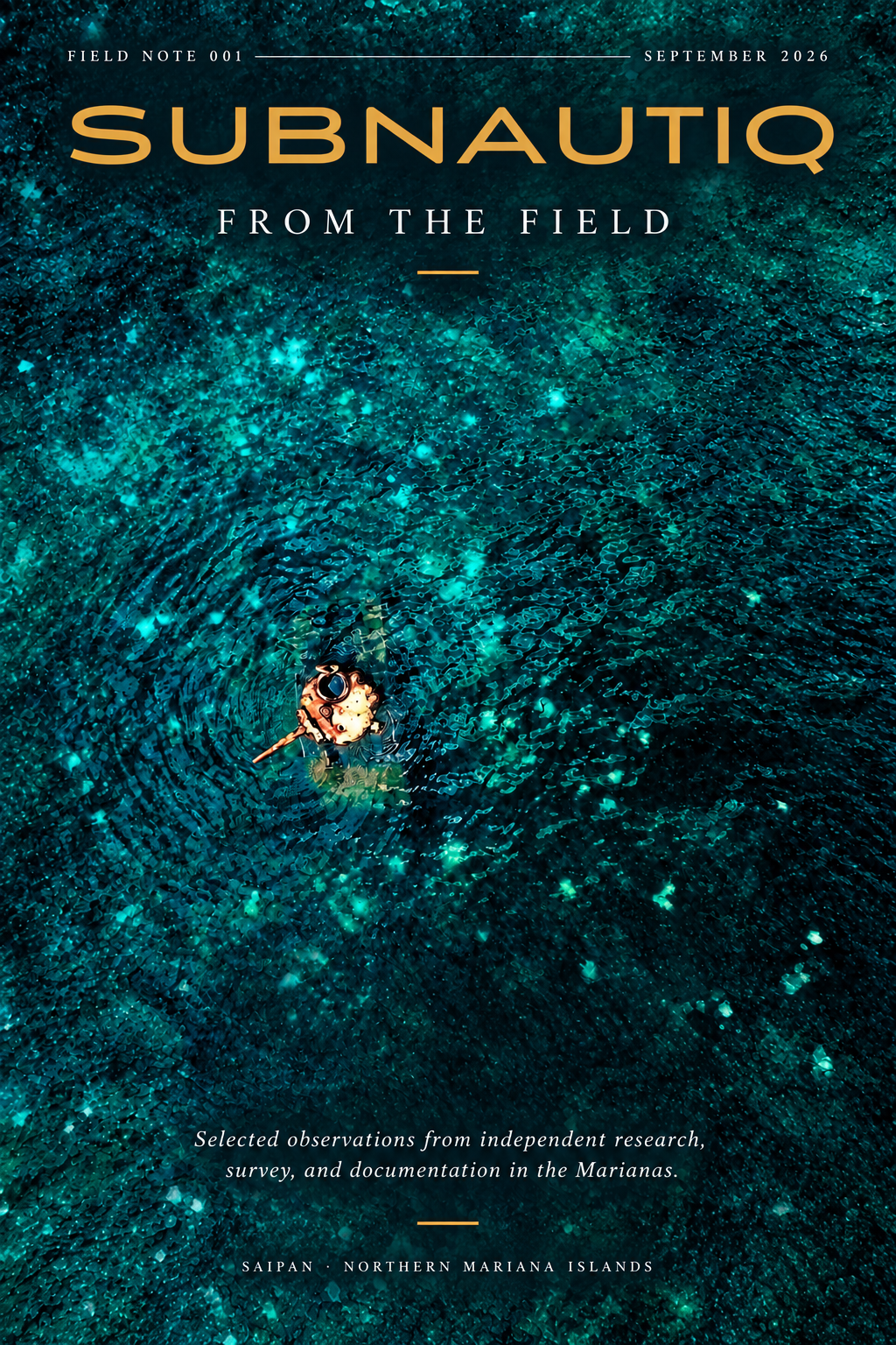 Field Notes presentation cover featuring water.